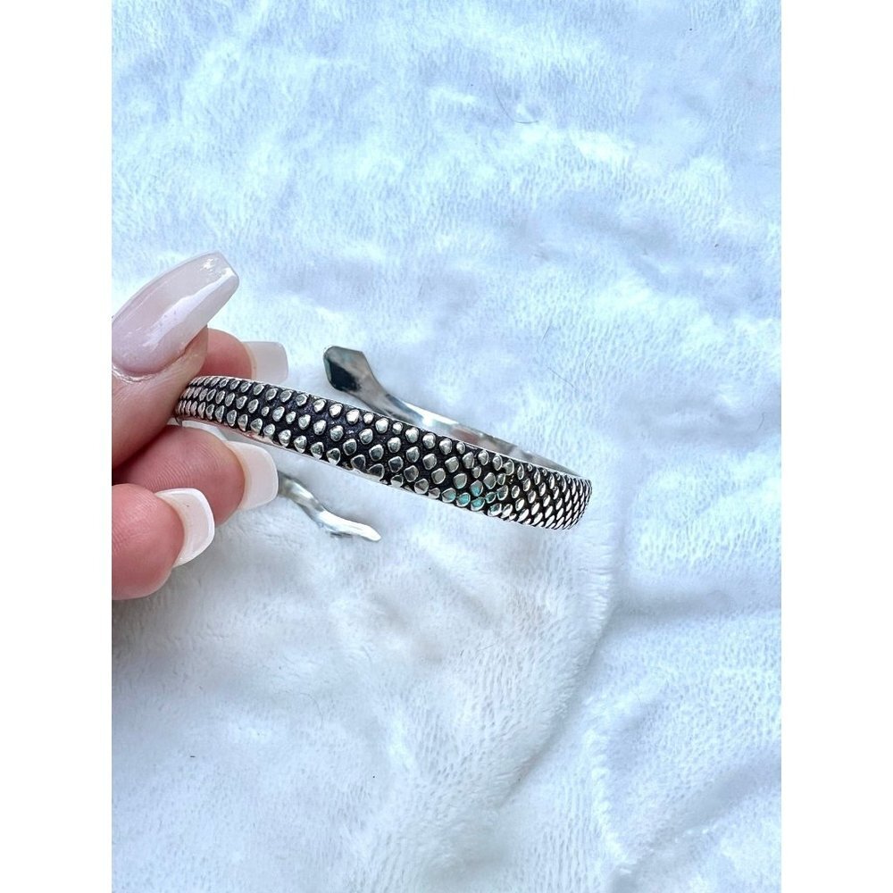 925 Divine Feminine Snake Serpent Bracelet - Picture 7 of 9